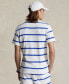 Men's Custom Slim Fit Striped Terry Camp Shirt