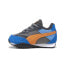 Puma Blktop Rider Bts Lace Up Toddler Boys Blue, Grey, Orange Sneakers Casual S