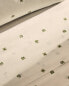 Clover print flat sheet