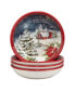 Silent Night 4 Piece Soup Bowl Set