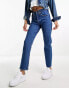 Levi's 501 crop jean in mid blue