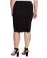 Plus Size Pull-On Midi Tube Skirt