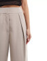 River Island wide leg trouser in beige