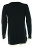 CABLE & GAUGE Womens Black Knit Long Sleeve Tunic Sweater Size Small 133026