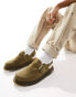 Dr Martens Jorge II mules in khaki suede