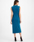 Women's Sleeveless Ruched Bodycon Dress