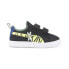 Puma Suede LightFlex Small World V Ps Boys Black Sneakers Casual Shoes 38595802