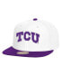 Men's White/Purple TCU Horned Frogs 2-Tone 2.0 Snapback Hat