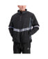 Men's Enhanced Visibility Insulated Softshell Jacket with Reflective Tape