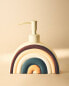 Rainbow bathroom soap dispenser