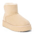 BEACH by Matisse Yukon Platform Pull On Booties Womens Beige Casual Boots YUKON-