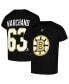 Big Boys Brad Marchand Black Boston Bruins Name and Number T-shirt