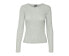 Dámské triko VMLISA Regular Fit 10316915 Light Grey Melange