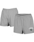 Women's Gray Michigan State Spartans Football Fan High Waist Shorts