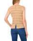 Women's Double Stripe Linen Tank Top