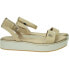 Tommy Hilfiger Linen With Gold Flatform