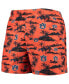 Men's Orange Auburn Tigers Island Palm Swim Trunks