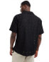 Jack & Jones boxy shirt in black lace