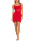 Juniors' Cutout Bodycon Dress