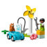 LEGO Wind Turbine And Electric Car Construction Game