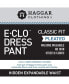 Брюки мужские Haggar ECLO Stria Classic Fit Pleated Hidden Expandable Waistband Dress Pants