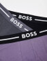 Boss Bodywear bold 3 pack trunks in multi