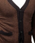 Men's Herringbone Cardigan Sweater