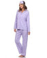 Женская пижама White Mark Womens Pajama Set, 3-Piece