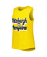 Женская пижама Concepts Sport Womens Gold, Heather Black Pittsburgh Penguins Meter Muscle Tank Top and Pants Sleep Set