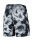 Men's Black New York Knicks Fleece Tie-Dye Shorts