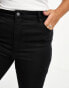 ASOS DESIGN Curve sculpting skinny jeans in dark blue