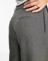 ASOS DESIGN Tall double button trouser in grey