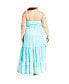 Plus Size Harlow Border Maxi Dress