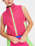 Daisy Street Active Neon gilet in pink