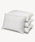 100% Cotton Dobby-Box Shell Soft Density Stomach Sleeper Down Alternative Pillow, Standard - Set of 2