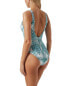 Melissa Odabash 272158 Women's Plunging Belted One Piece Swimsuit Size 6