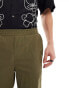 ONLY & SONS pull on straight fit worker trouser in khaki