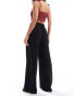 New Look wide leg trousers in black