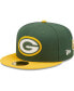 Men's Green, Gold Green Bay Packers Super Bowl XXXI Letterman 59FIFTY Fitted Hat