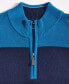 Men's Bold Stripe Quarter-Zip Sweater, Created for Macy's