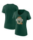 Women's Hunter Green Milwaukee Bucks Hometown Collection Brew City V-Neck T-shirt