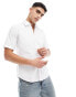 BOSS Orange Rash short sleeve shirt in white