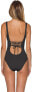 Becca 264955 Women's Color Code Square Neck One-Piece Swimsuit Size Small