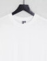 Pieces cotton t-shirt in white