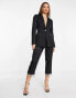 River Island – Jacquard-Blazer in Schwarz mit Strassbesatz, Kombiteil