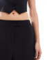 Miss Selfridge extended tab longline bermuda short co ord in black