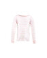 Big Girls Hudson Cotton Pajama Set, Soft Pink Stripe