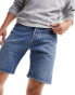 Levi's 501 original denim shorts in light blue