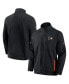 Men's Black Philadelphia Flyers Authentic Pro Rink Coaches Full-Zip Jacket