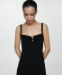 Women's Strapless Flared Dress